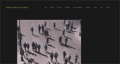 Desktop Screenshot of faithstrange.com
